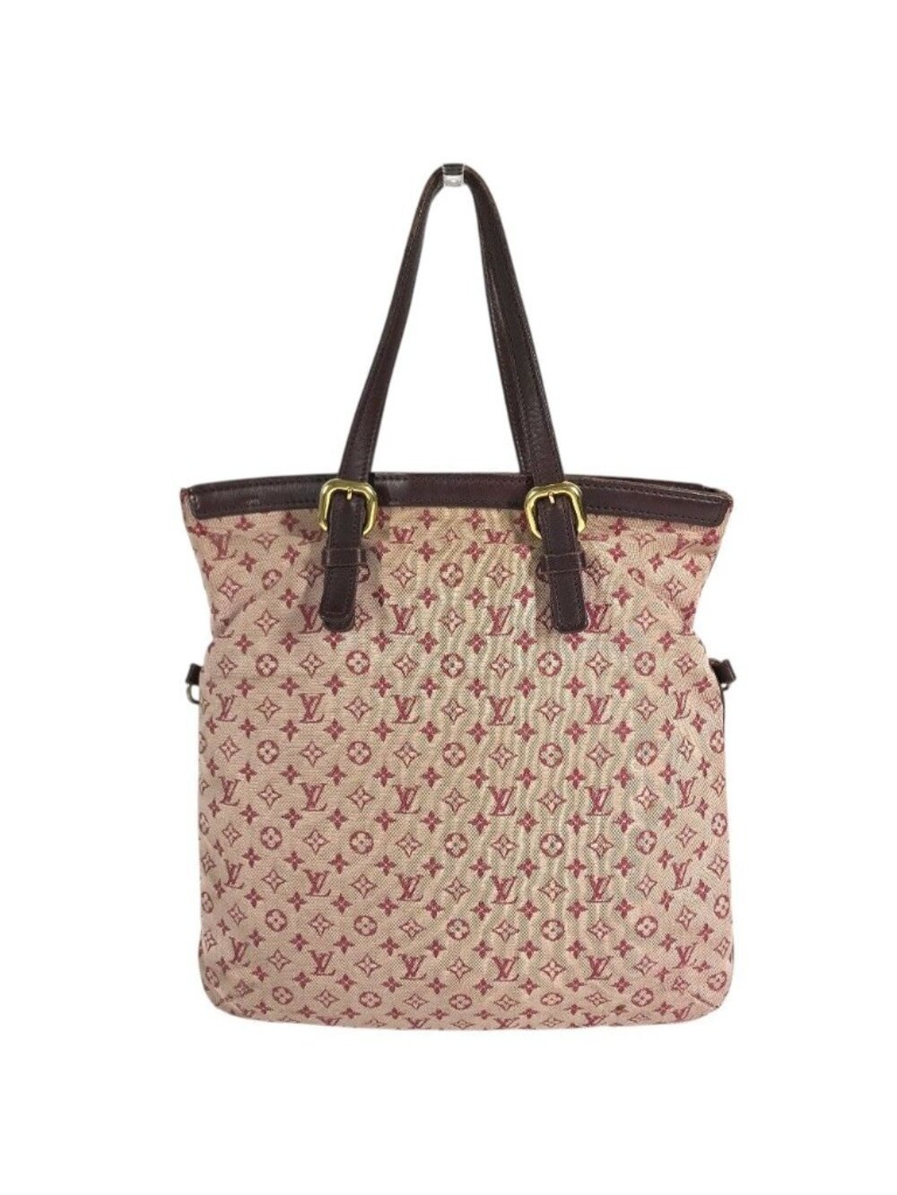 Louis Vuitton Tote Francoise Monogram Mini Canvas Cerise